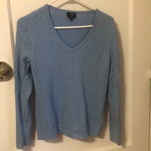 Talbots Light Blue Long Sleeves Sweater